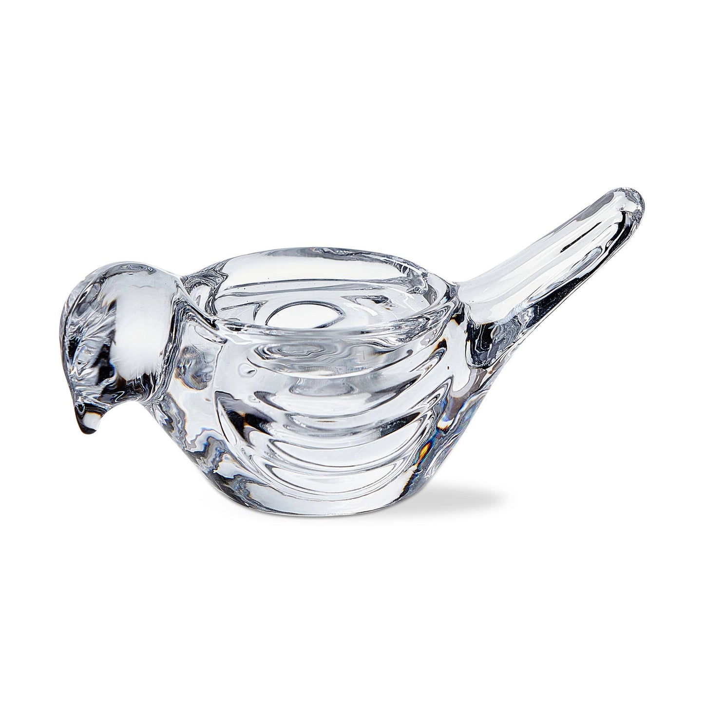 Bird Tealight Taper Holder Clear Glass Everyday, Spring