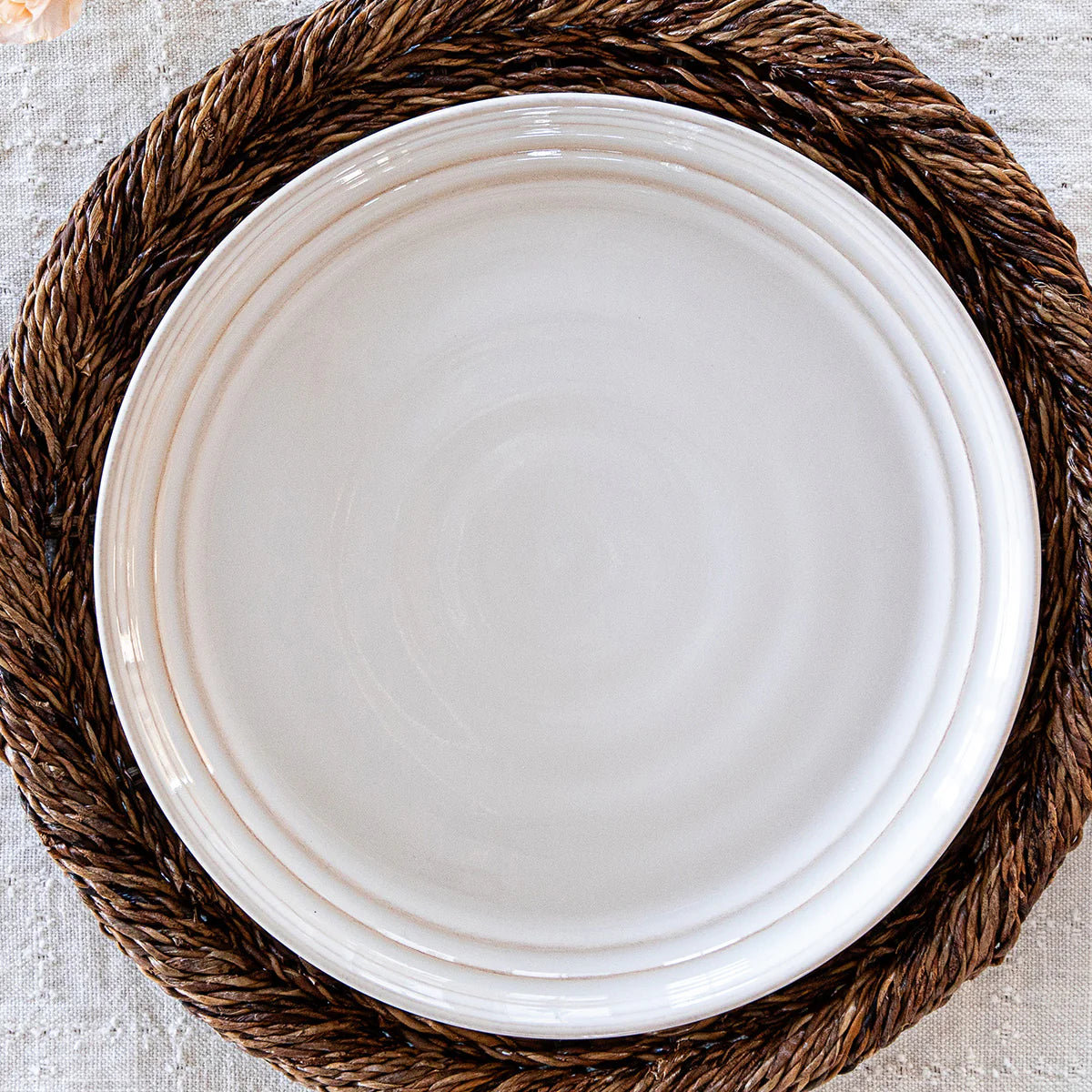 Juliska Bilbao Dinner Plate - Whitewash