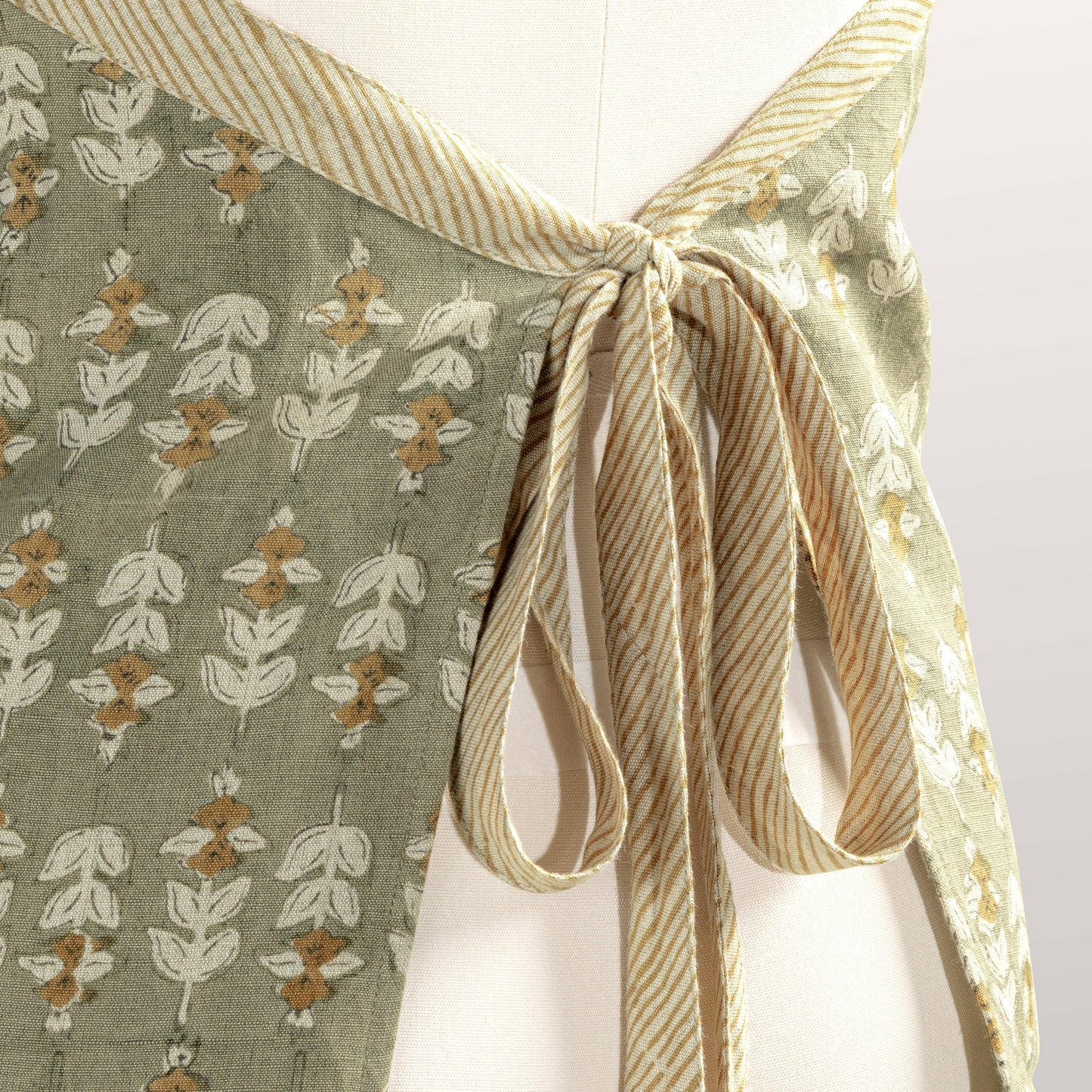 Blossom Block Print Apron