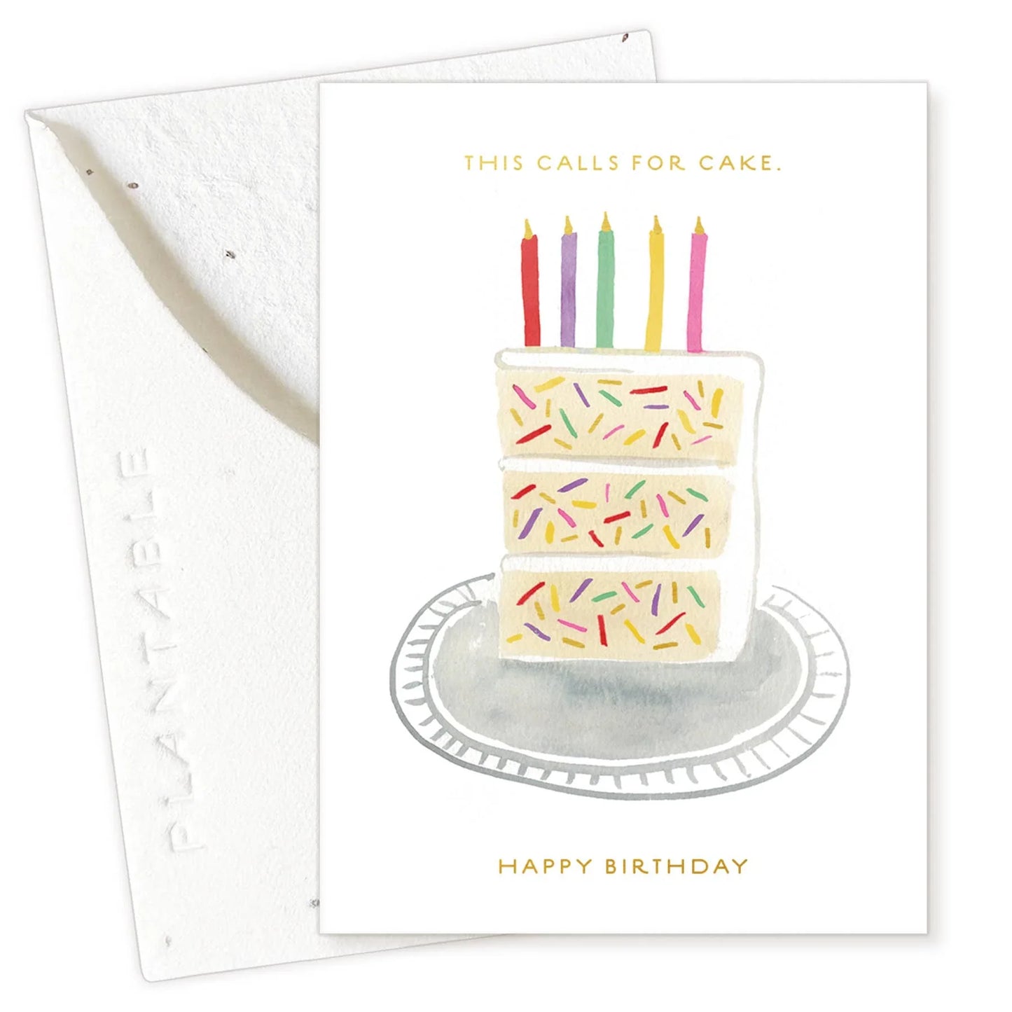 Birthday Slice Sprout - Birthday Mini Greeting Card - Marcel’s Culinary Experience