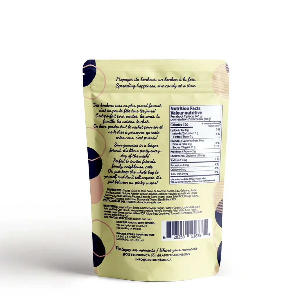 Sour Mix - Large - Gummy Candies - Marcel’s Culinary Experience