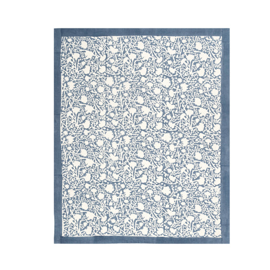 Couleur Nature Meadows Bleu Tea Towel, 20 x 30