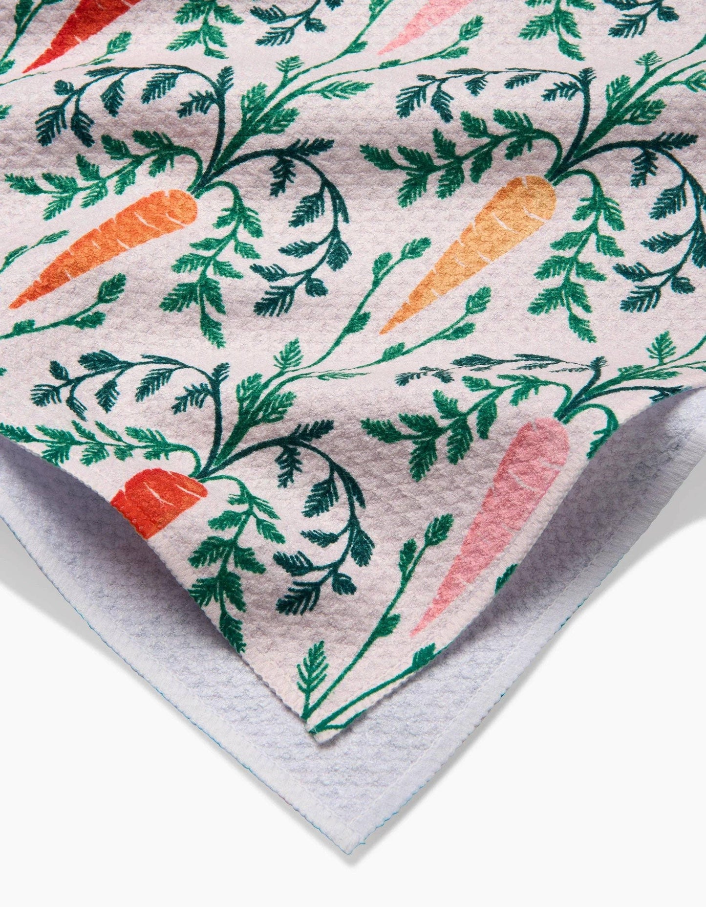 Geometry Carrot Damask Tea Towel - Marcel’s Culinary Experience
