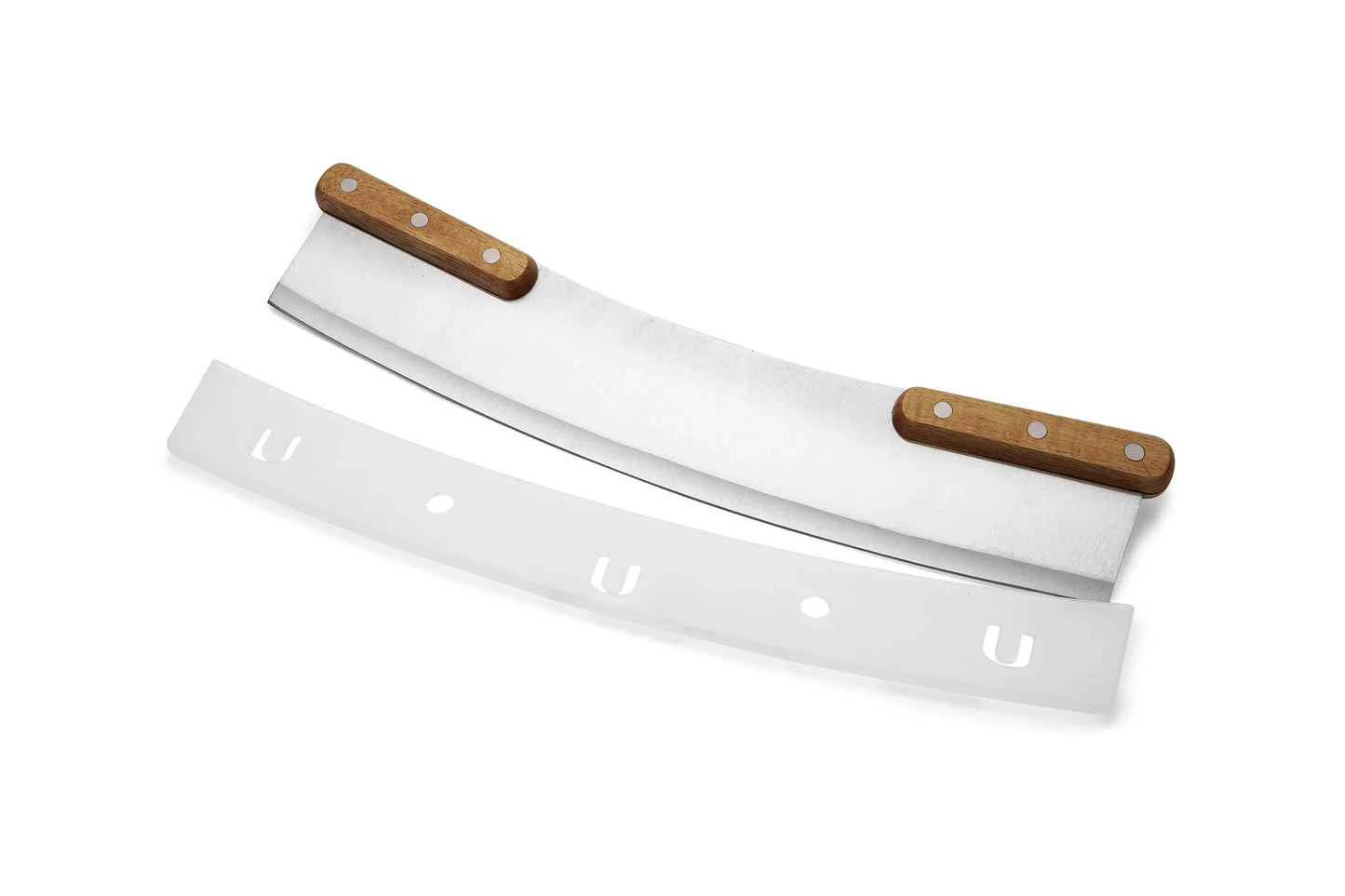 Acacia Pizza Cutter, Stainless Steel, 13" Blade