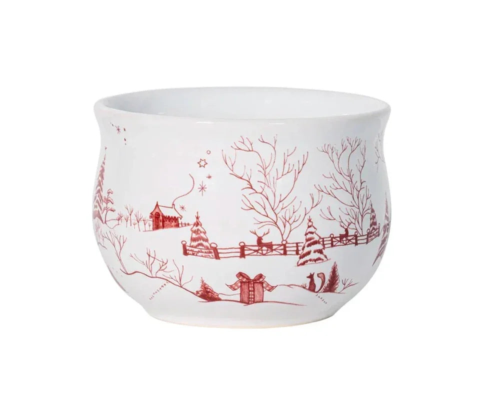 Juliska Country Estate Winter Frolic Comfort Bowl - Ruby