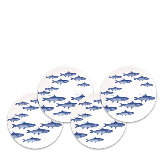 Caskata School of Fish Small Plates, Set of 4