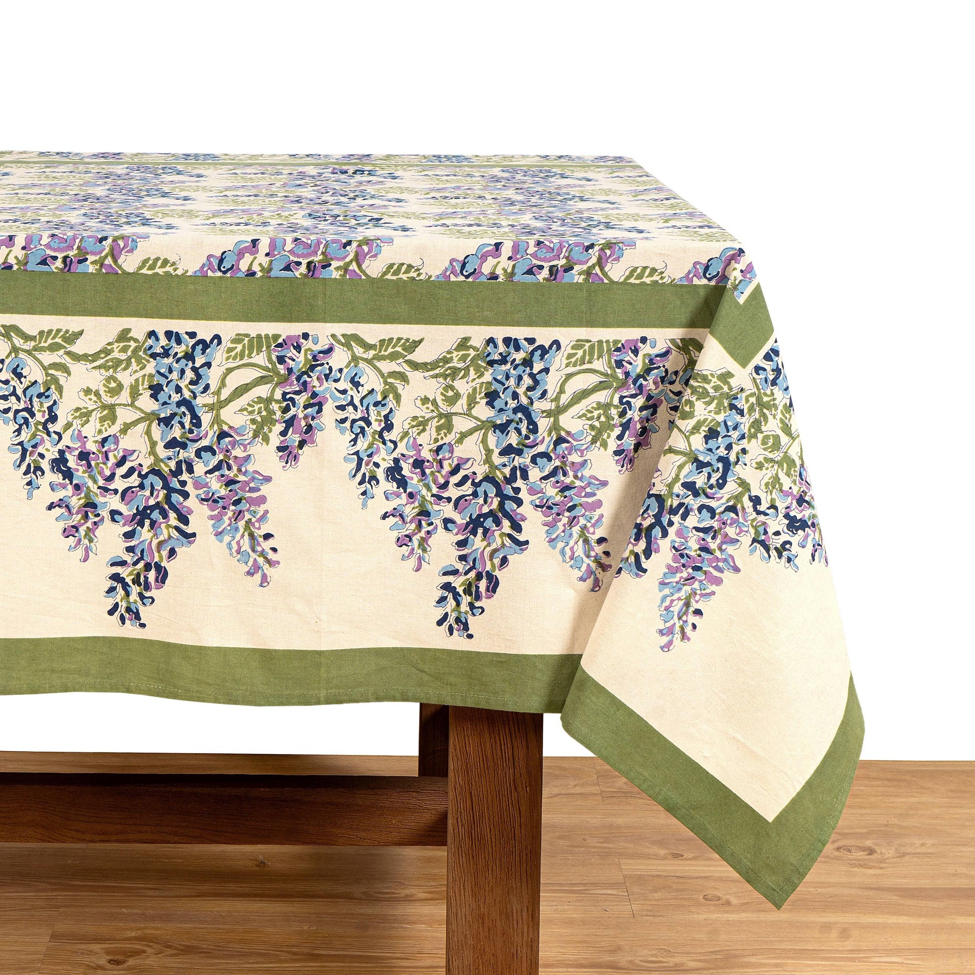 Wisteria Blue & Green | Tablecloths - Marcel’s Culinary Experience