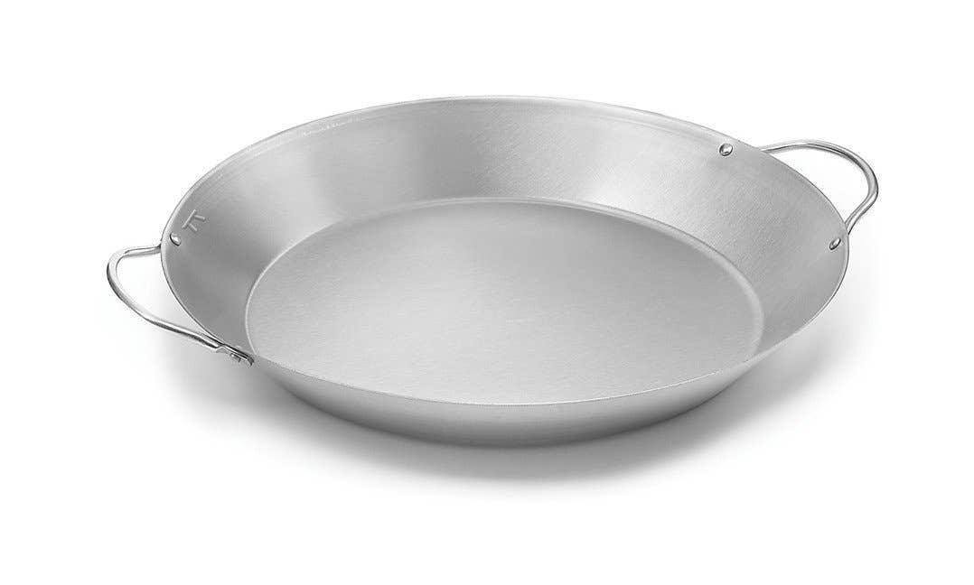 Paella Pan, Stainless Steel, 16" x 14" x 2.5" - Marcel’s Culinary Experience