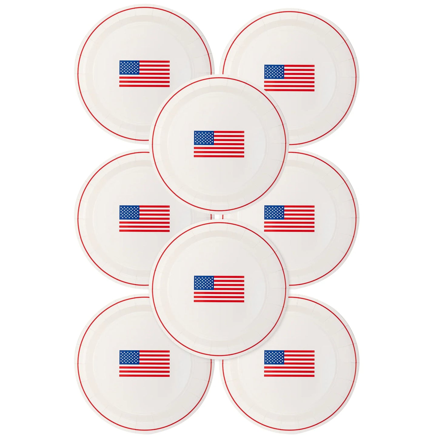 Round Flag Paper Plate - Marcel’s Culinary Experience