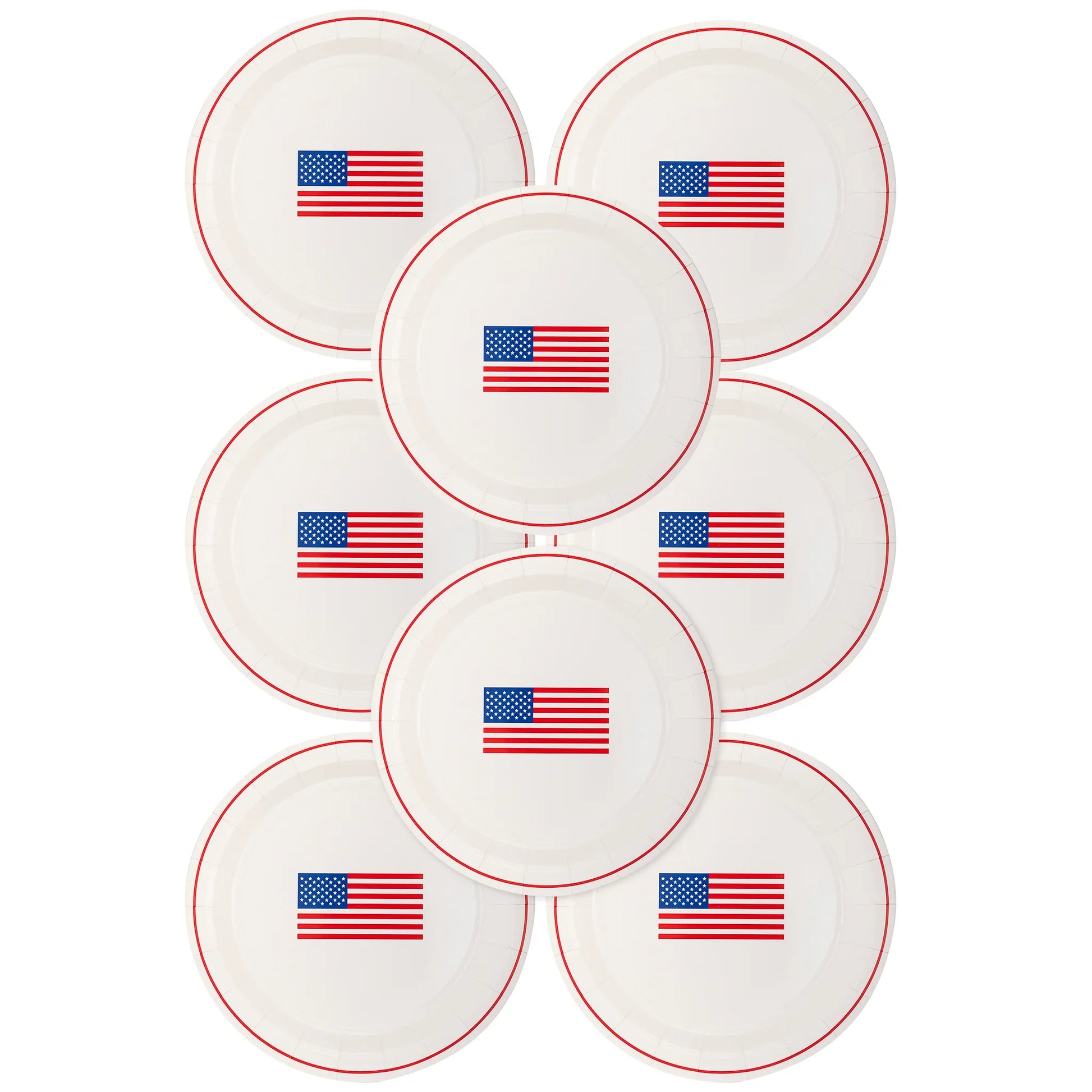 Round Flag Paper Plate - Marcel’s Culinary Experience