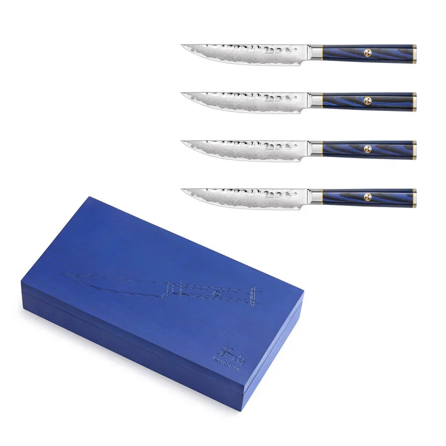 Cangshan KITA Series 4-Piece Fine Edge Steak Knife Set - Marcel’s Culinary Experience