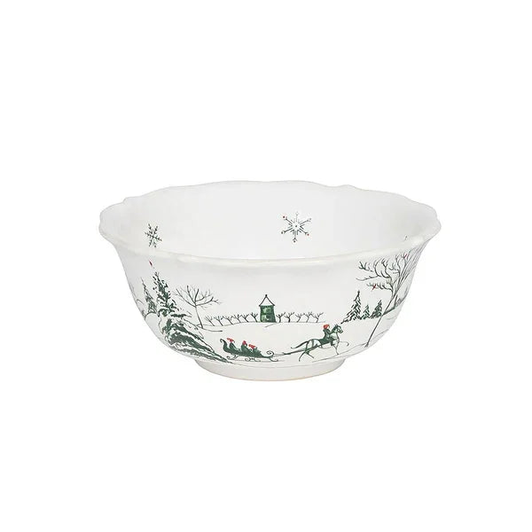 Juliska Country Estate Winter Frolic Cereal/Ice Cream Bowl - Evergreen - Marcel’s Culinary Experience