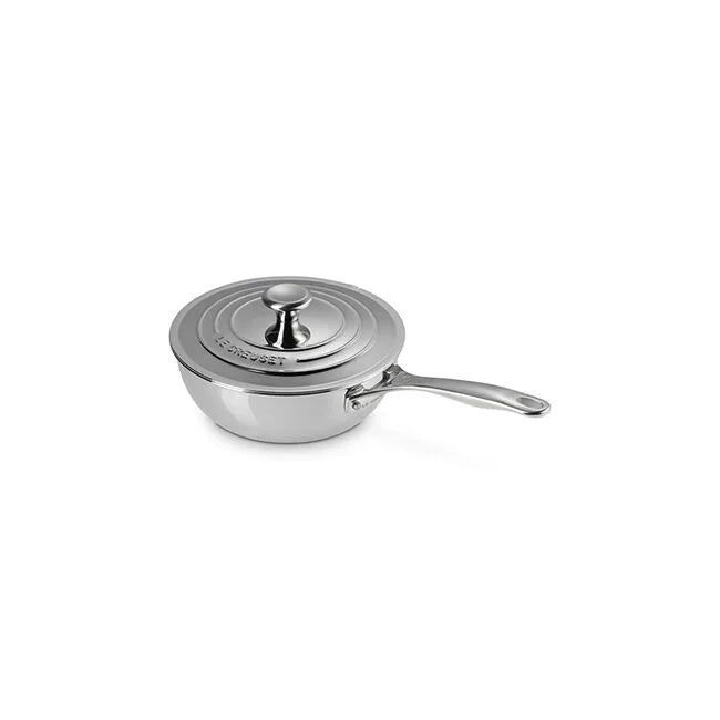 Le Creuset Stainless Steel Saucier Pan 3.5 qt