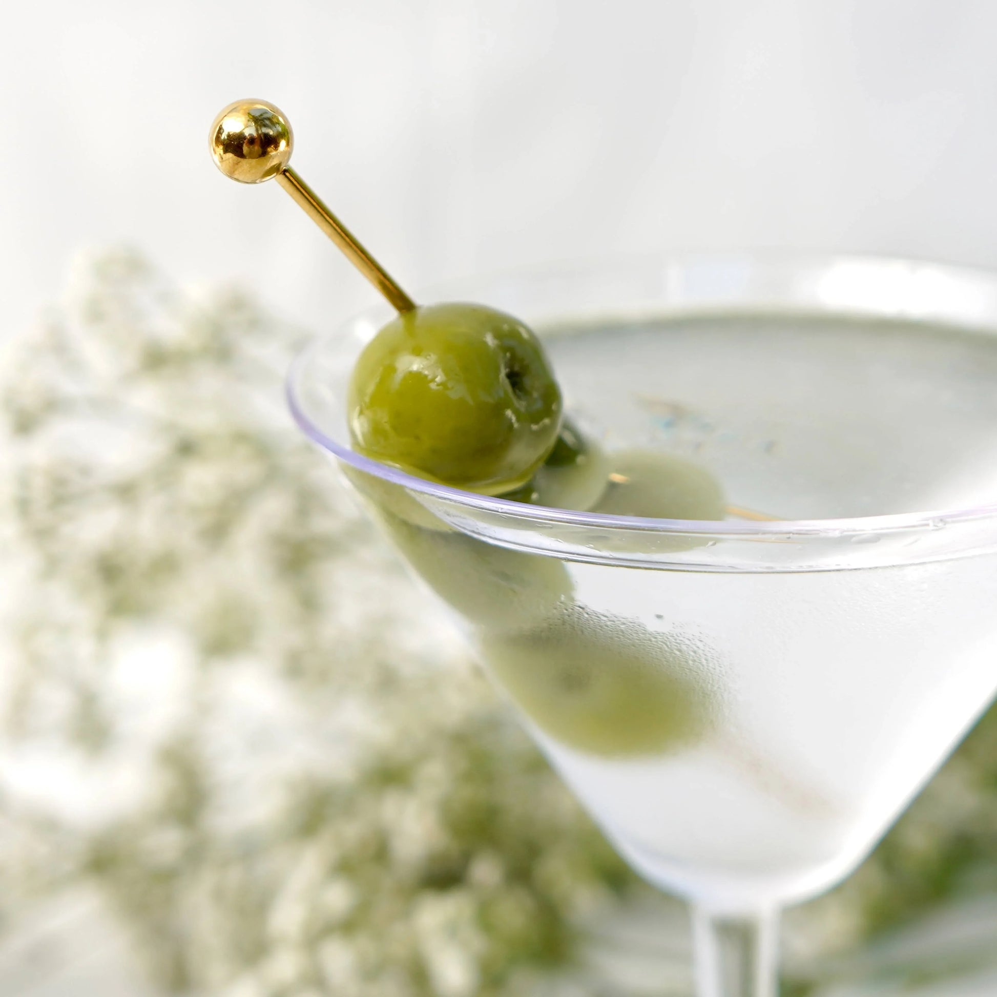 Cocktail Picks for Garnishes, Gold (12 Piece, Short) - Marcel’s Culinary Experience