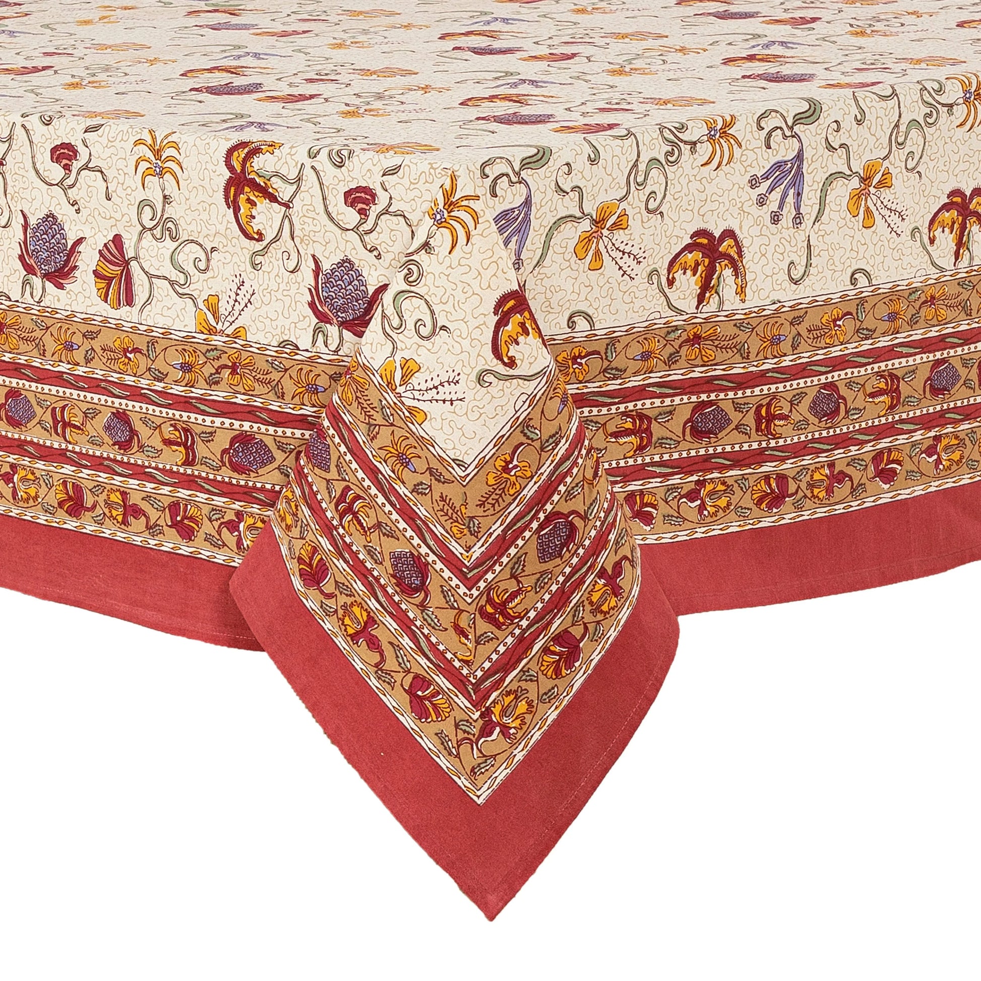 Couleur Nature Fleurs des Indes | Tablecloth - Marcel’s Culinary Experience