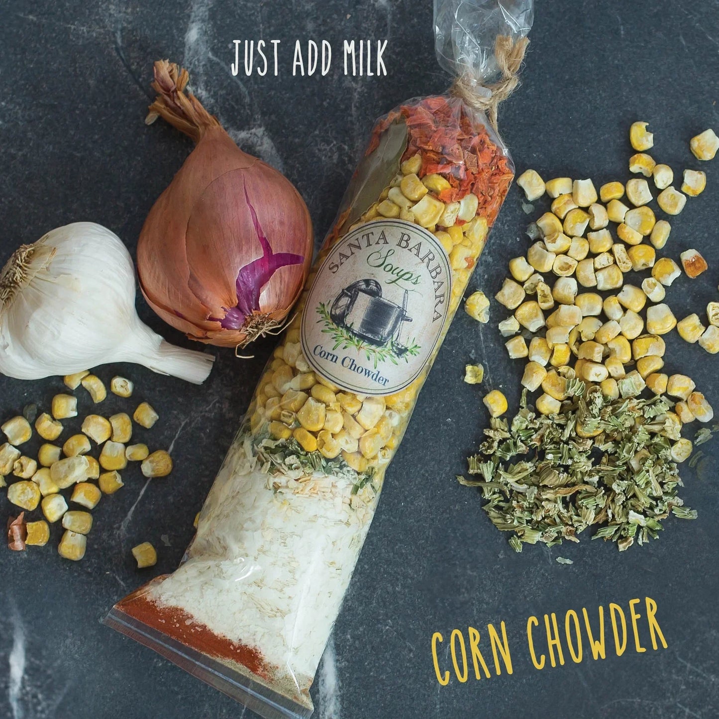 Santa Barbara Corn Chowder - Marcel’s Culinary Experience