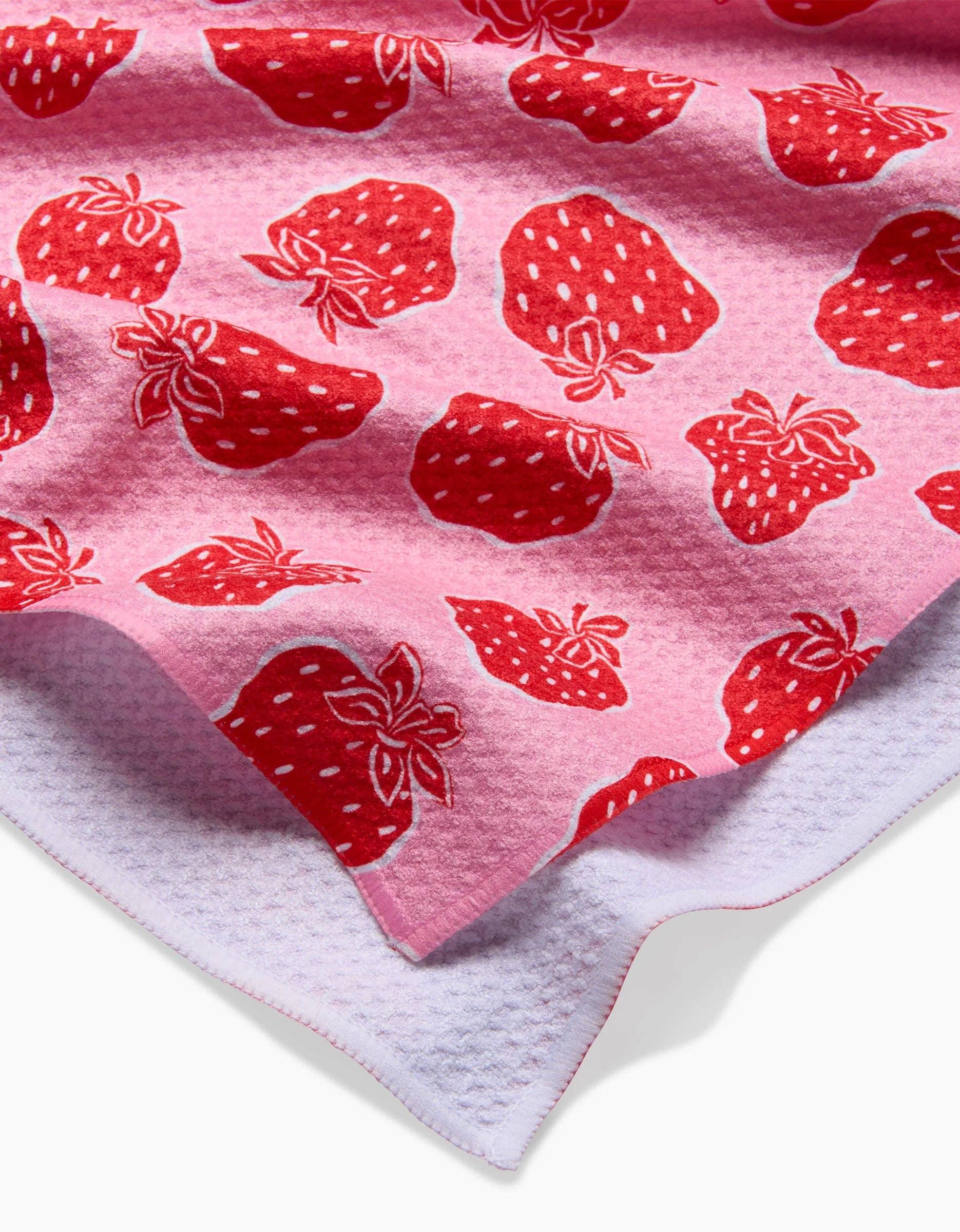 Geometry Strawberry Fields Tea Towel - Marcel’s Culinary Experience