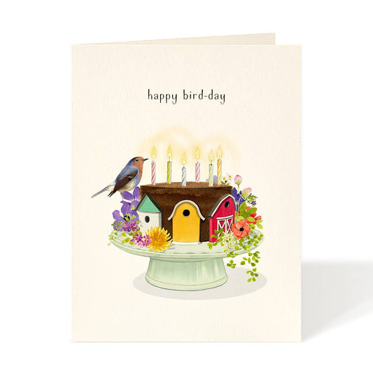 Birthday Birdhouse Birthday Greeting Card