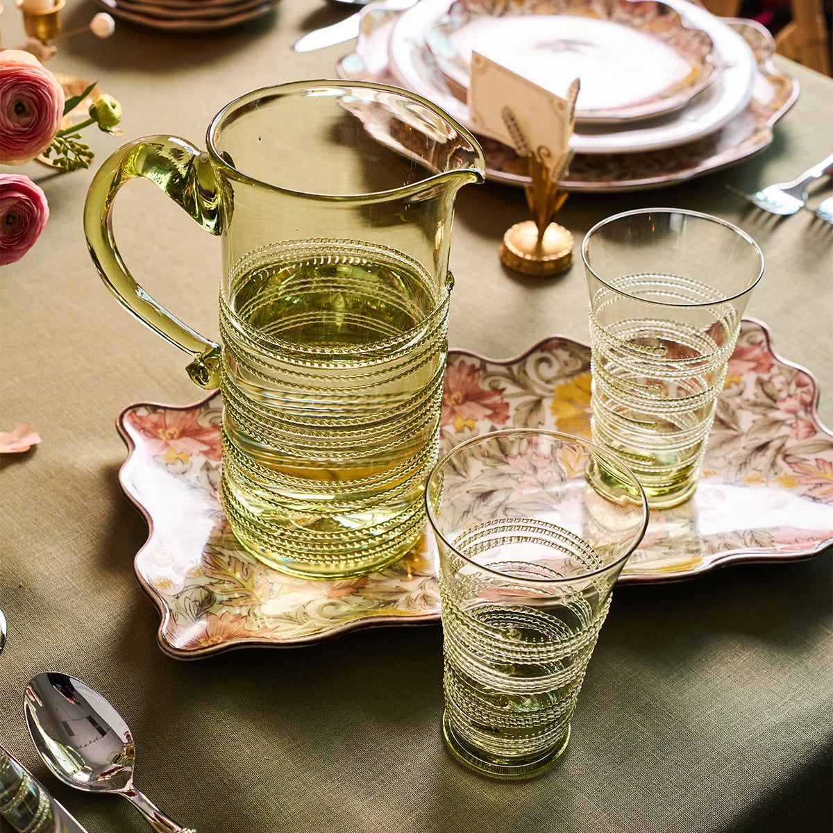 Juliska Ella Large Tumbler, Green