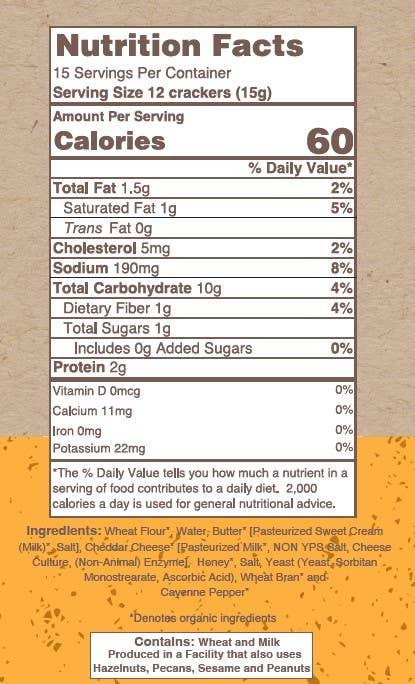 Potter's Crackers Organic Wisconsin Cheddar Oyster Crackers - Marcel’s Culinary Experience