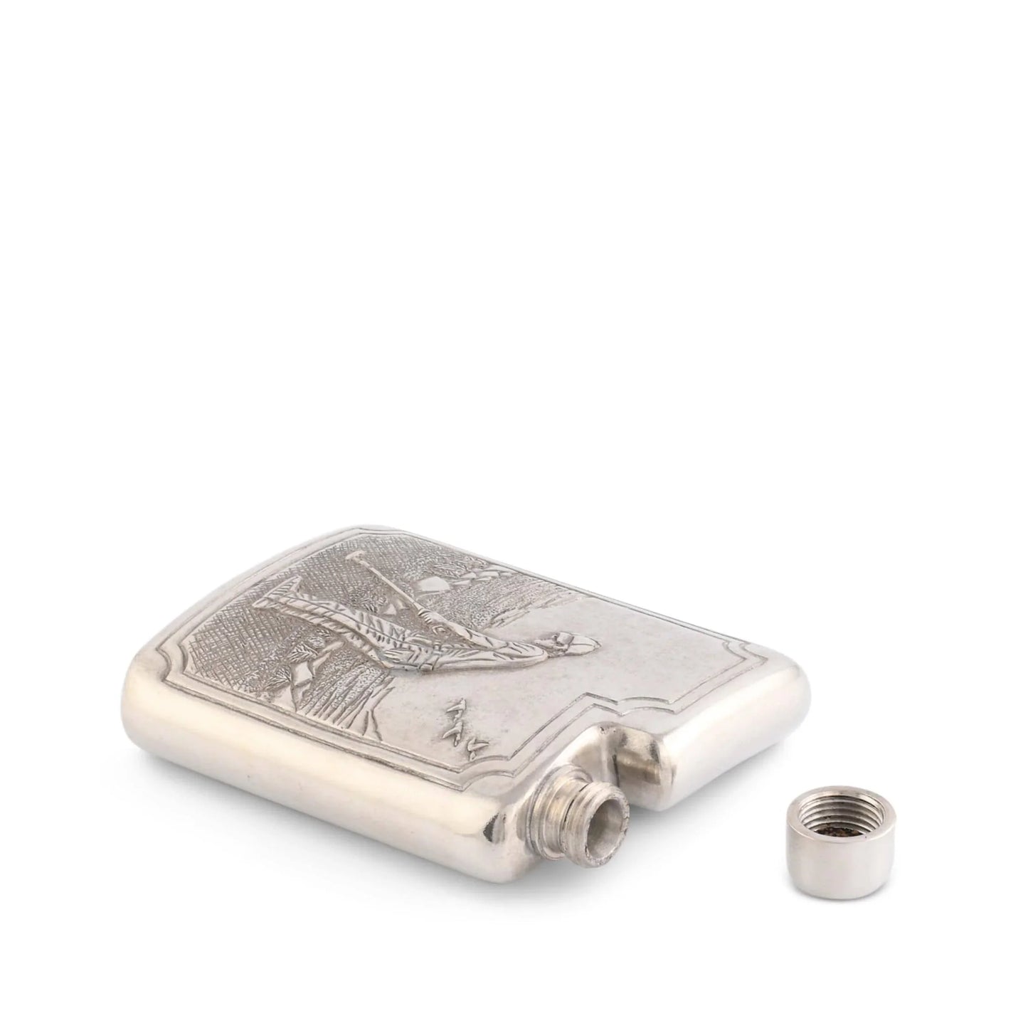 Golfer Pewter Flask - Marcel’s Culinary Experience