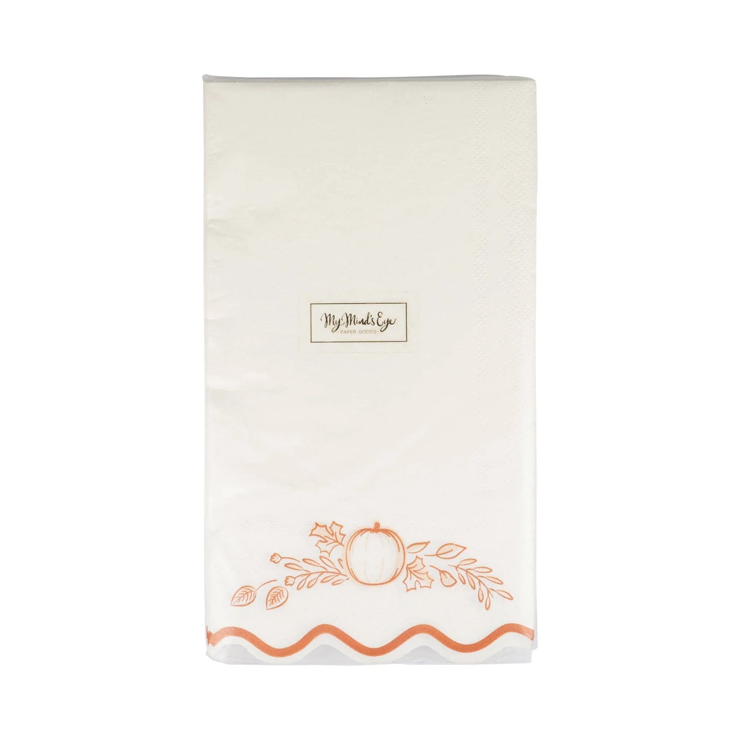 Falloween Pumpkin Guest Napkin - Marcel’s Culinary Experience