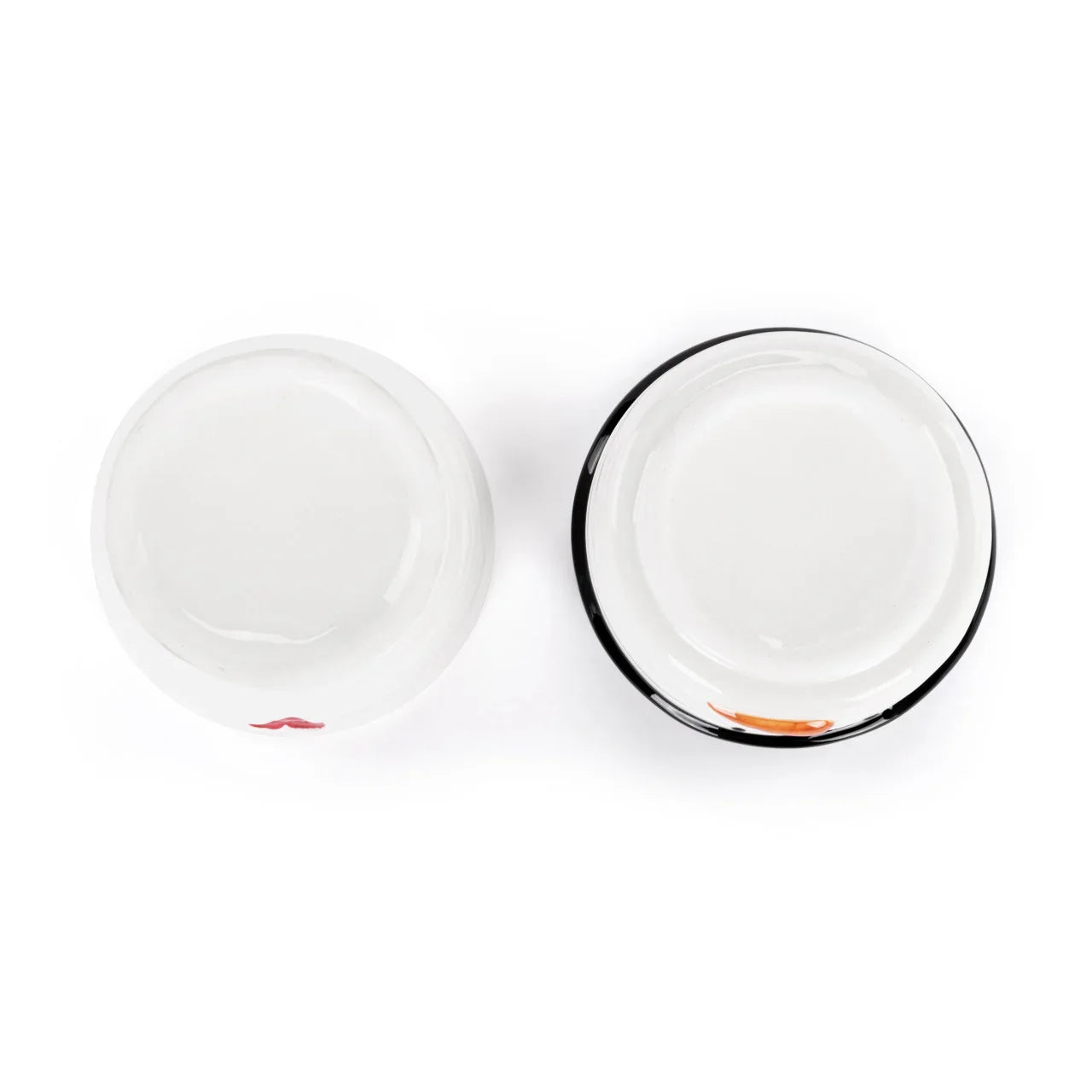 Snowman Red Heart Cream Small Bowls Set of 2 - 8oz - Marcel’s Culinary Experience