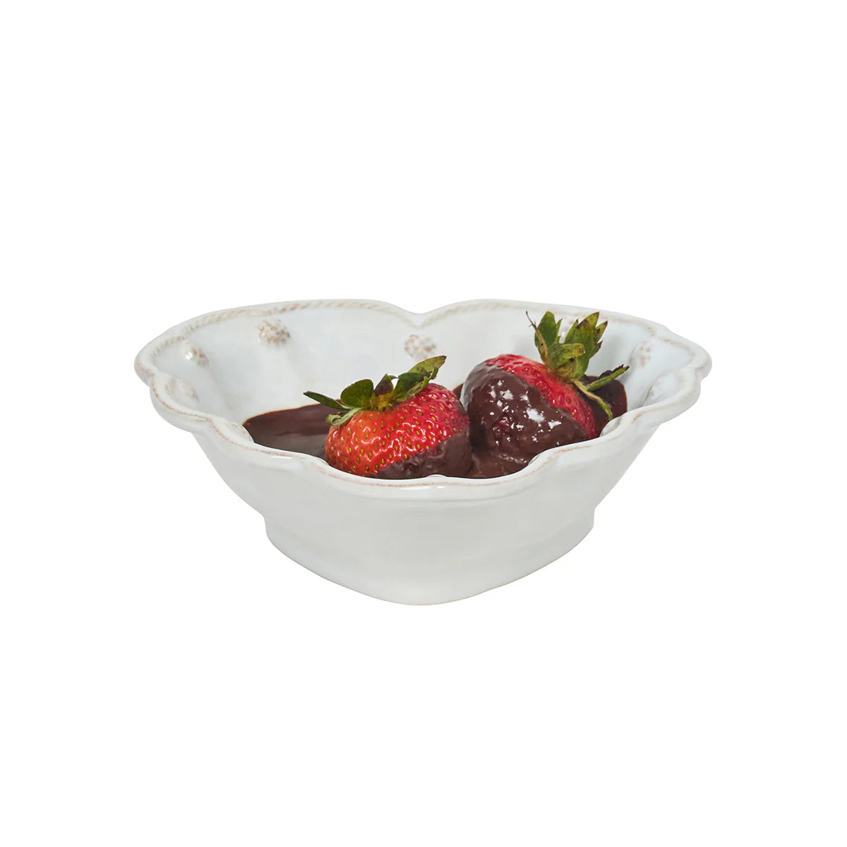 Juliska Berry & Thread 6.5" Heart Bowl - Whitewash