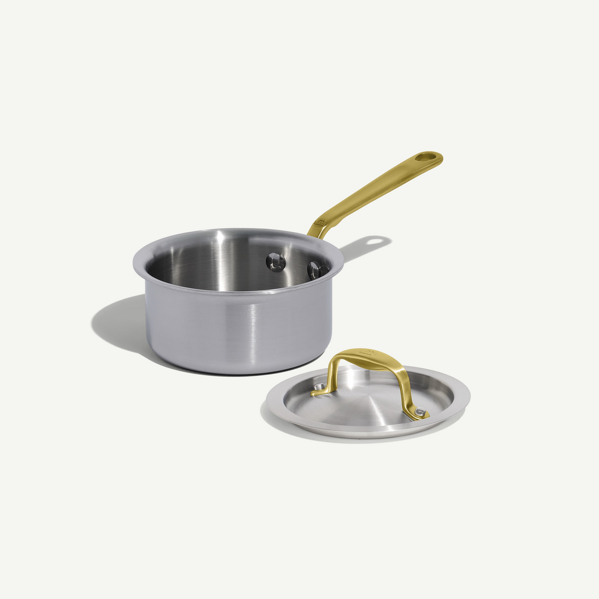 Made In Butter Warmer with Brass Handle