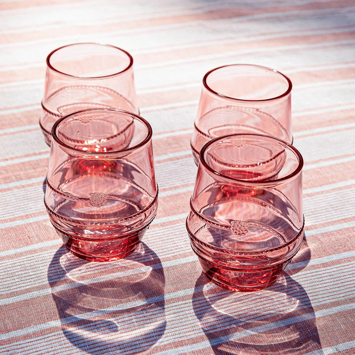 Juliska Amalia Acrylic Small Tumbler Coral