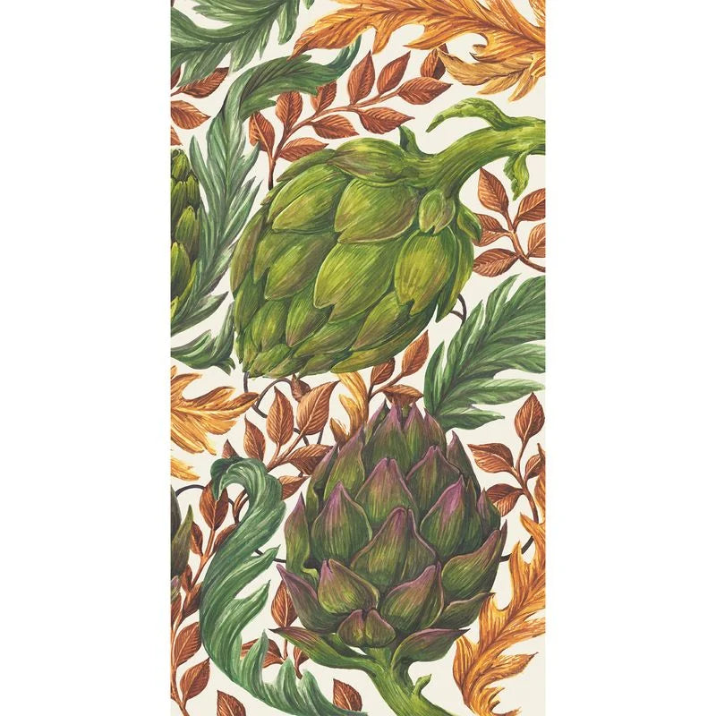 Hester & Cook Autumnal Artichokes Guest Napkin