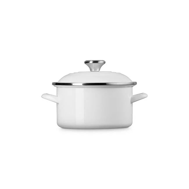 Le Creuset Traditional Petite Stockpot 3.8 qt - White