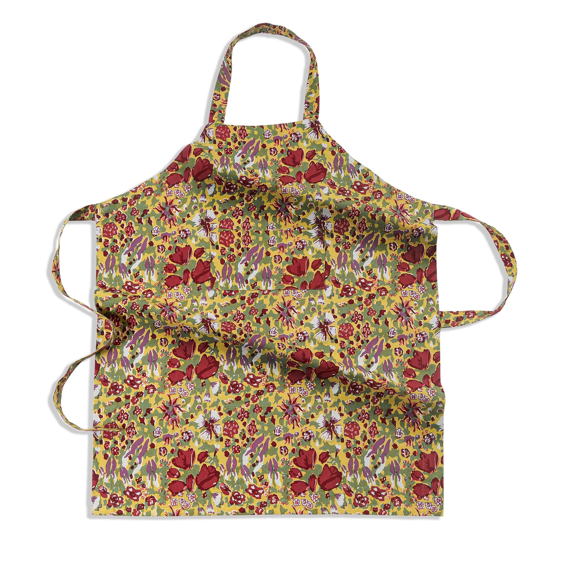 Couleur Nature Jardin Red & Green | Apron - Marcel’s Culinary Experience