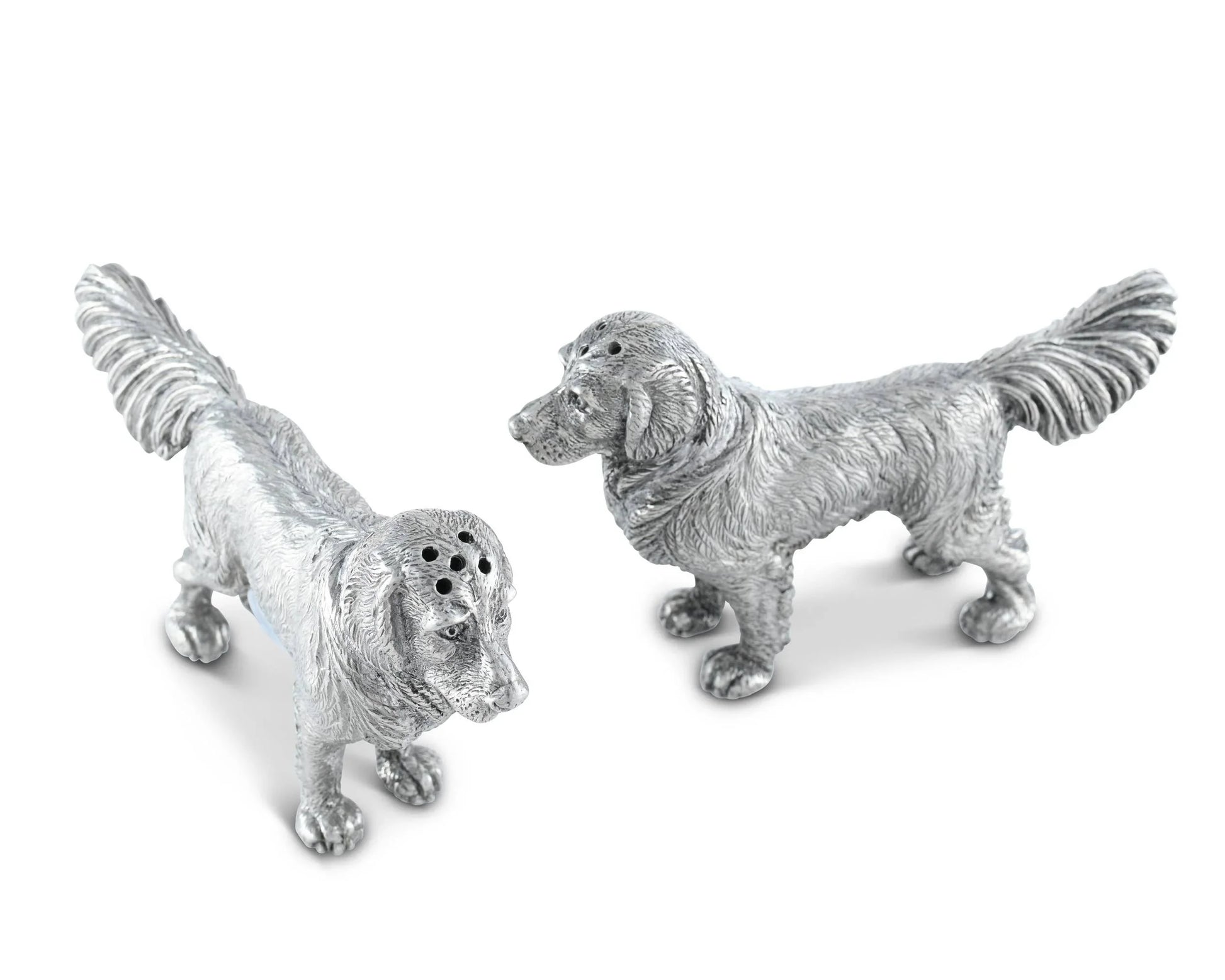 Pewter Retriever Salt and Pepper Shaker - Marcel’s Culinary Experience