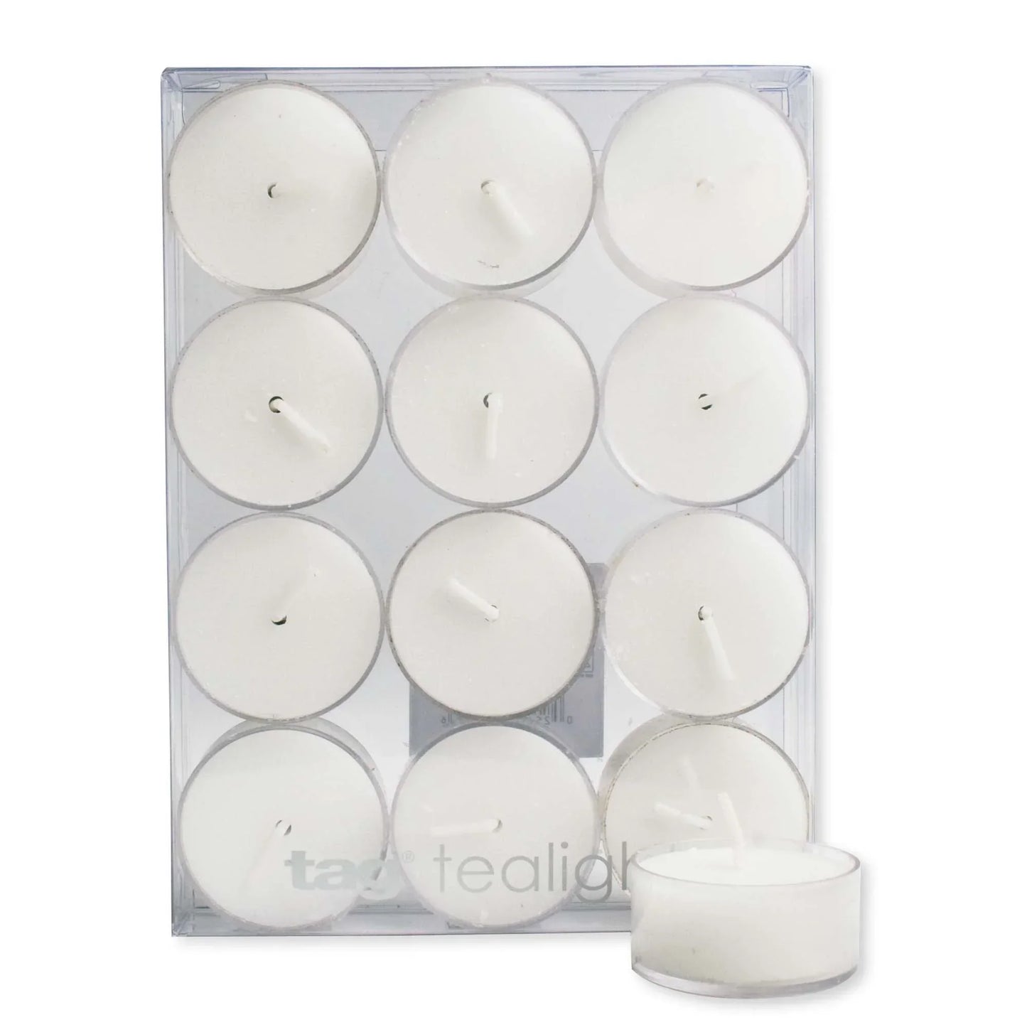 Color Studio Tealight Candles Set Of 12 - White - Marcel’s Culinary Experience
