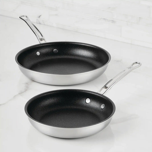 Hestan ProBond Professional Clad Stainless Steel TITUM® Nonstick Skillets./, 8.5" & 11"