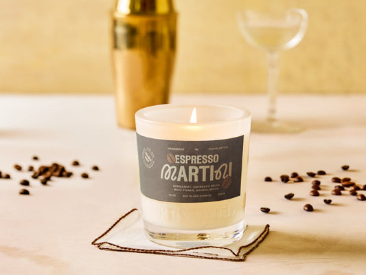 Rewined Espresso Martini Candle 10 oz - Soy Blend Wax