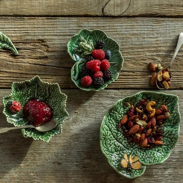 Bordallo Pinheiro Geranium Leaf with Frog - Marcel’s Culinary Experience