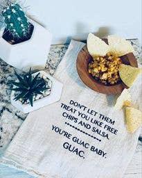 Don't let them treat you.. Guac Baby Kitchen Tea Towels - Marcel’s Culinary Experience