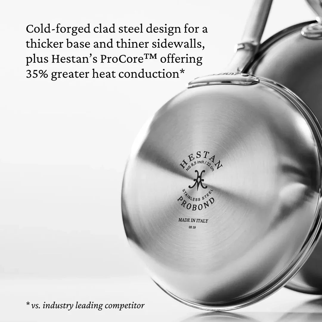 Hestan ProBond Professional Clad Stainless-Steel 10-Piece Cookware Set - Marcel’s Culinary Experience