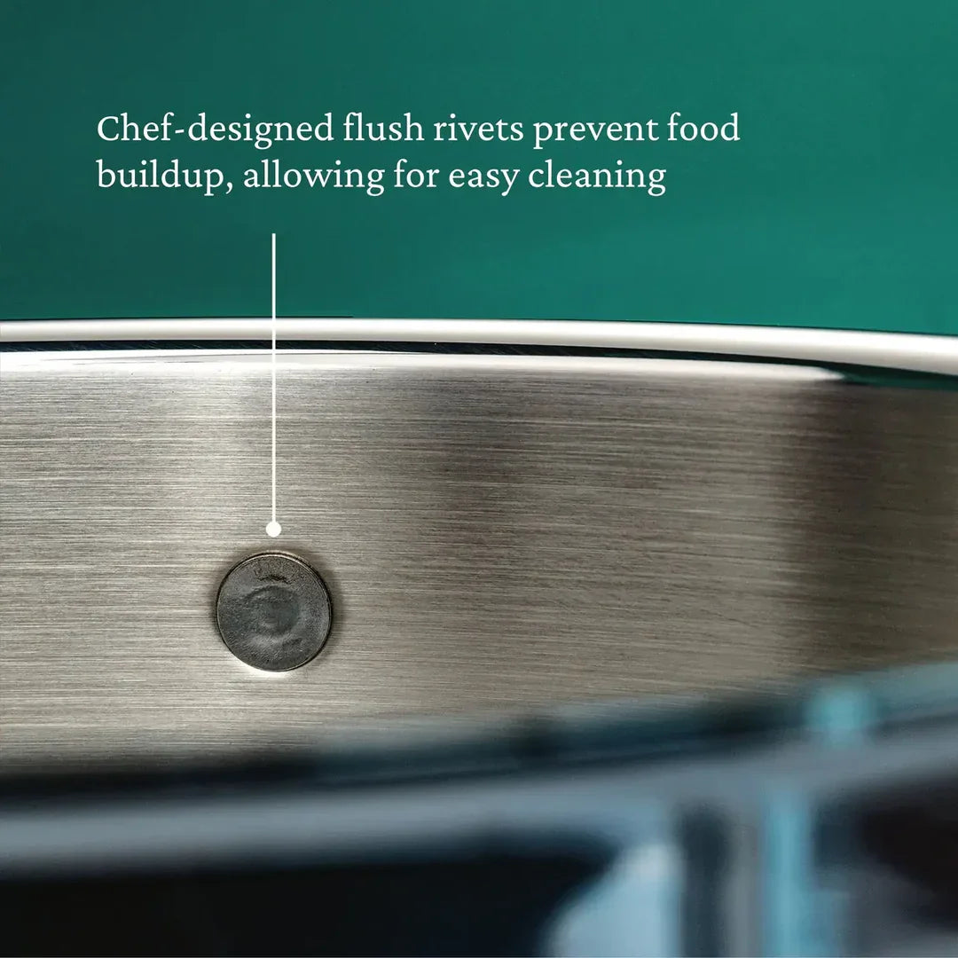 Hestan ProBond Professional Clad Stainless-Steel Covered Saucepan 4 quart - Marcel’s Culinary Experience