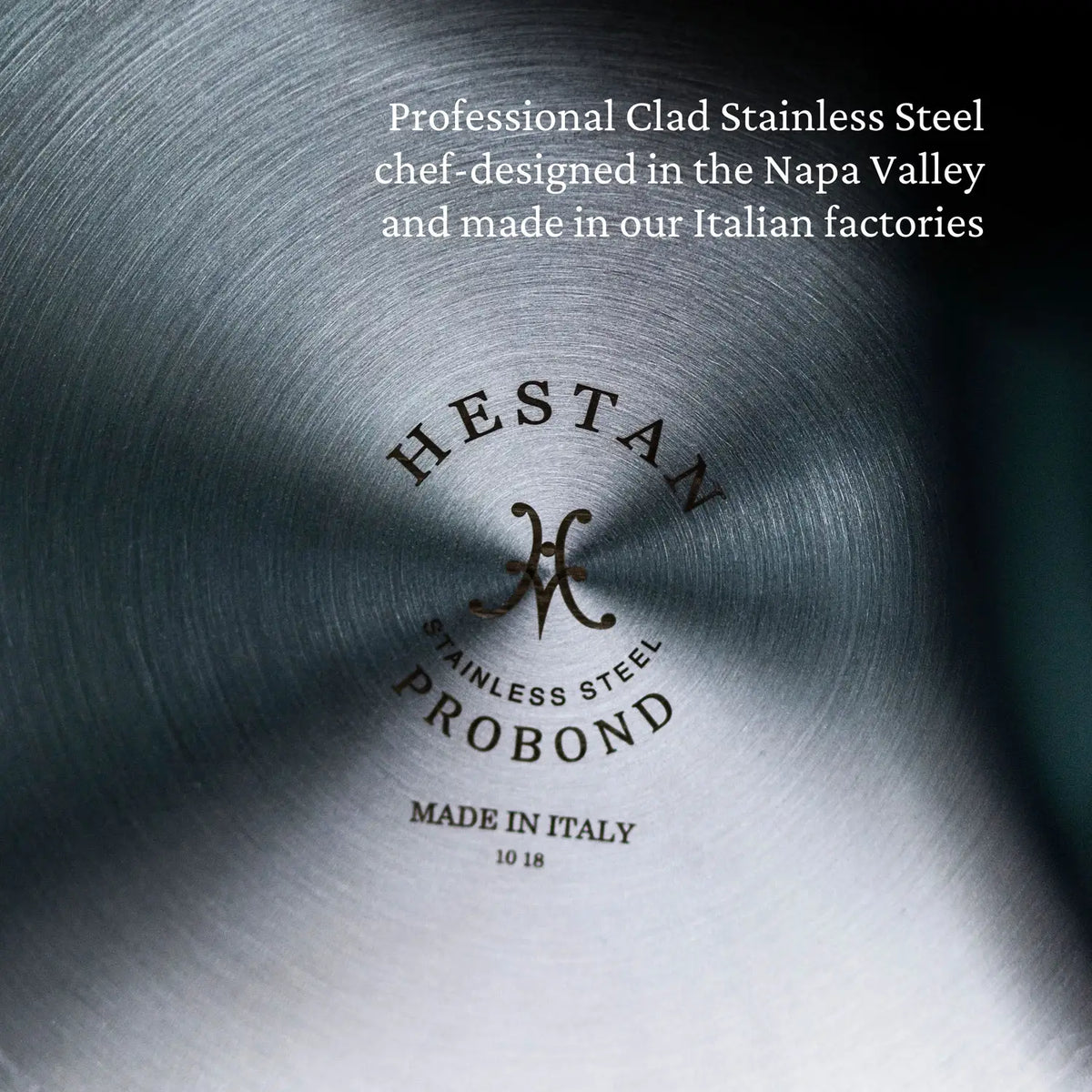 Hestan ProBond Forged Professional Clad Stainless-Steel Covered Saucepan