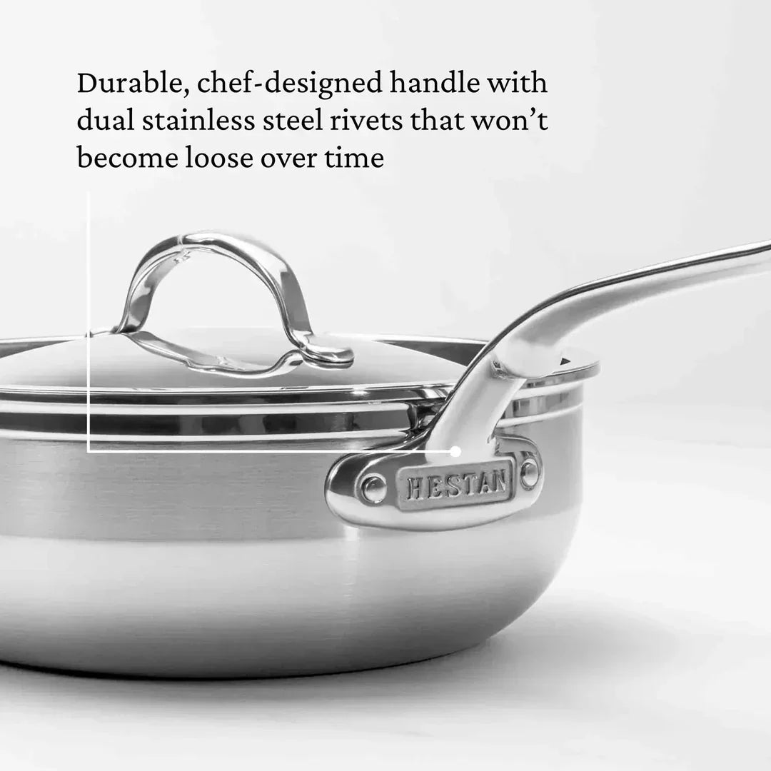 Hestan ProBond Professional Clad Stainless-Steel Essential Pan 3.5 quart - Marcel’s Culinary Experience