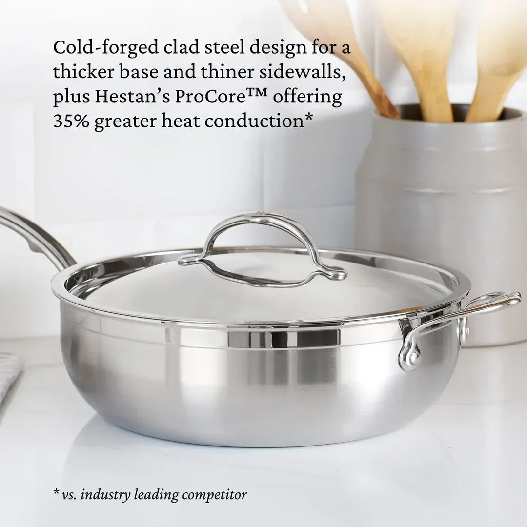 Hestan ProBond Professional Clad Stainless-Steel Essential Pan 3.5 quart - Marcel’s Culinary Experience