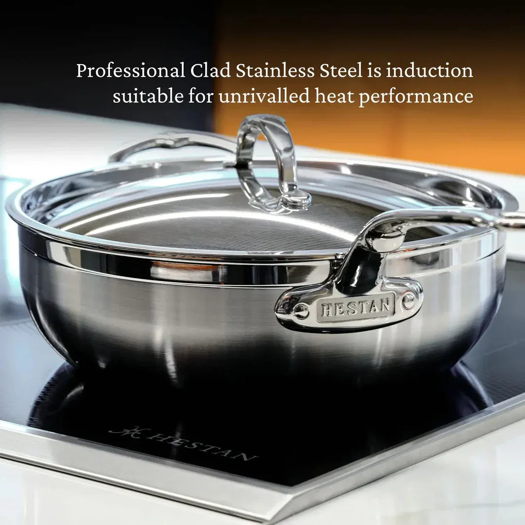 Hestan ProBond Professional Clad Stainless-Steel Essential Pan 3.5 quart - Marcel’s Culinary Experience