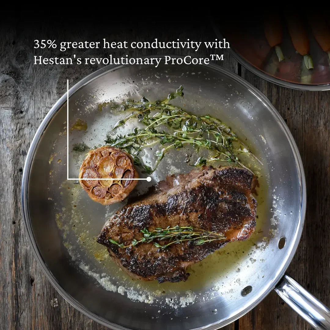 ProBond Professional Clad Stainless-Steel Skillet Fry Pan