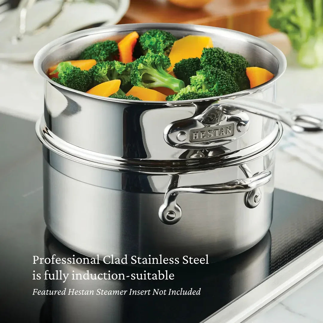 Hestan ProBond Professional Clad Stainless-Steel Soup Pot, 3-Qt. - Marcel’s Culinary Experience
