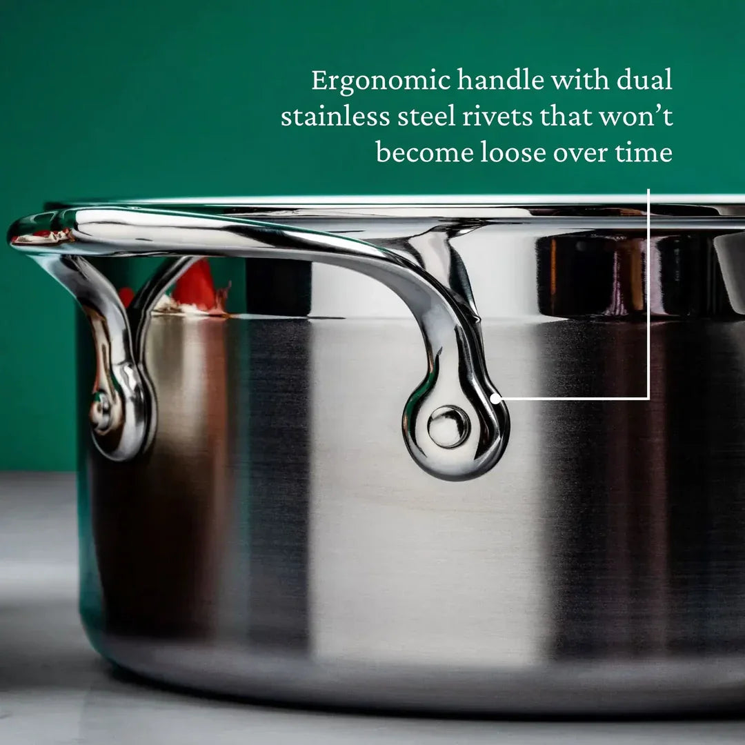 Hestan ProBond Professional Clad Stainless-Steel Soup Pot, 3-Qt. - Marcel’s Culinary Experience