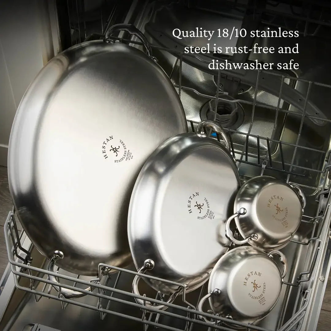 Hestan Provisions Stainless-Steel Oval Gratin Roaster - Marcel’s Culinary Experience