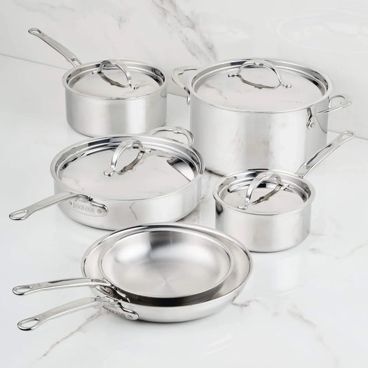 Hestan ProBond Luxe 10-Piece Stainless Steel Cookware Set